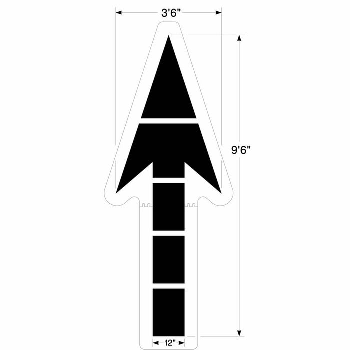 Newstripe Large Federal Straight Arrow