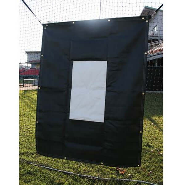 40 oz. Vinyl Batting Cage Backdrop with Strike Zone