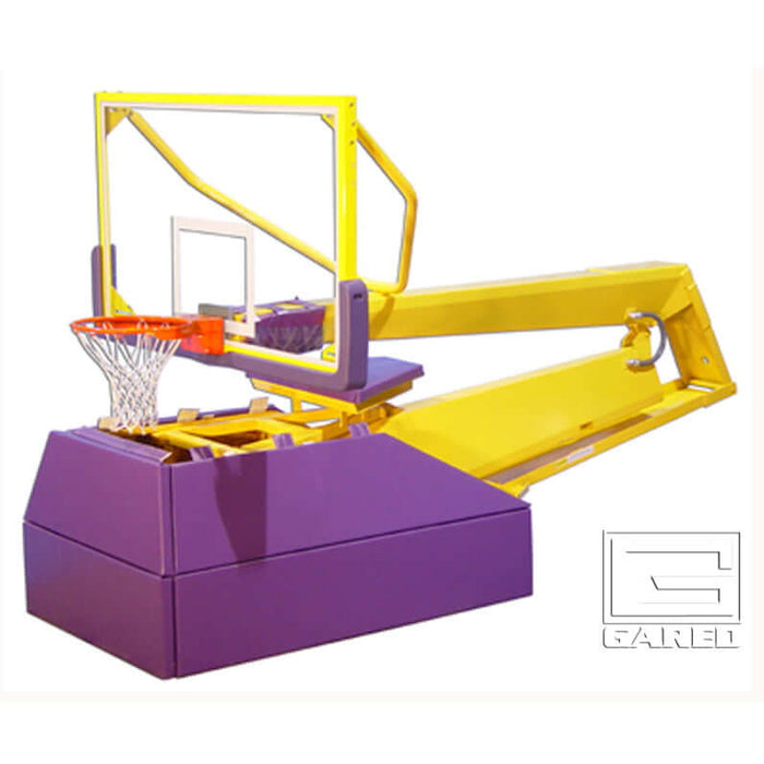Gared Pro H Hydraulic Portable Basketball Backstop, 8' Boom