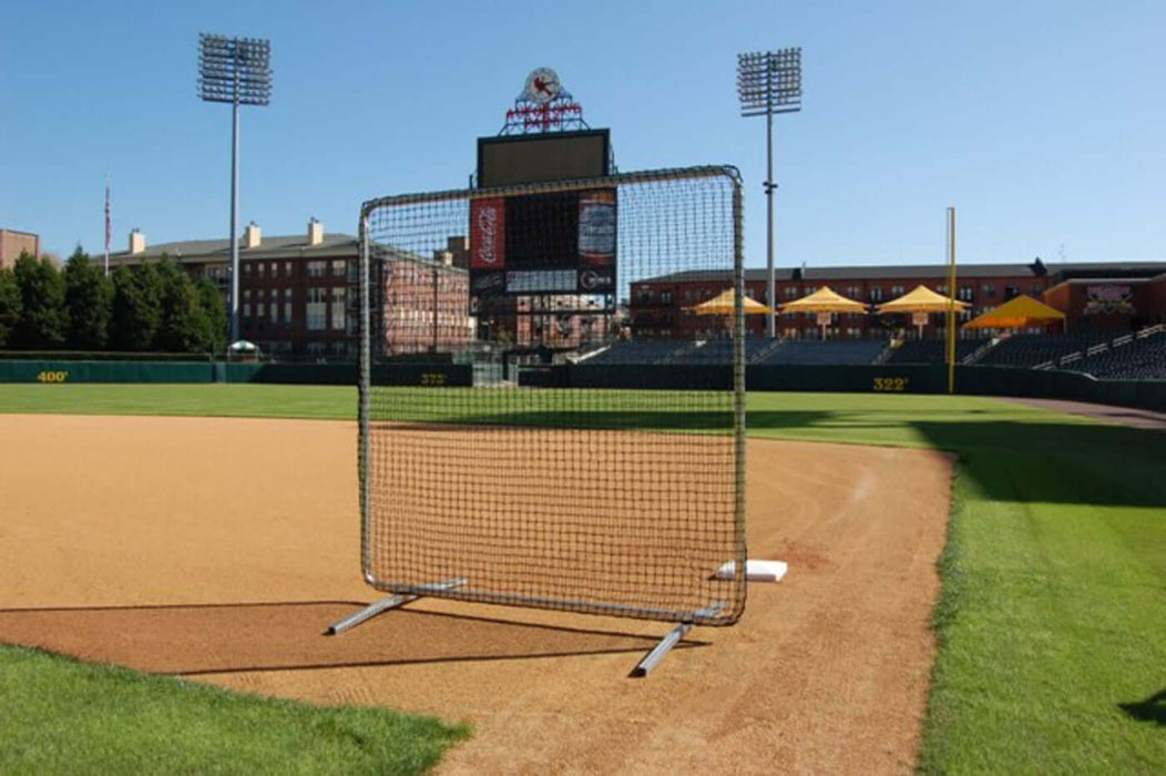 Premium 1st Base/ Fungo Protective Screen 7ftx7ft W/Net