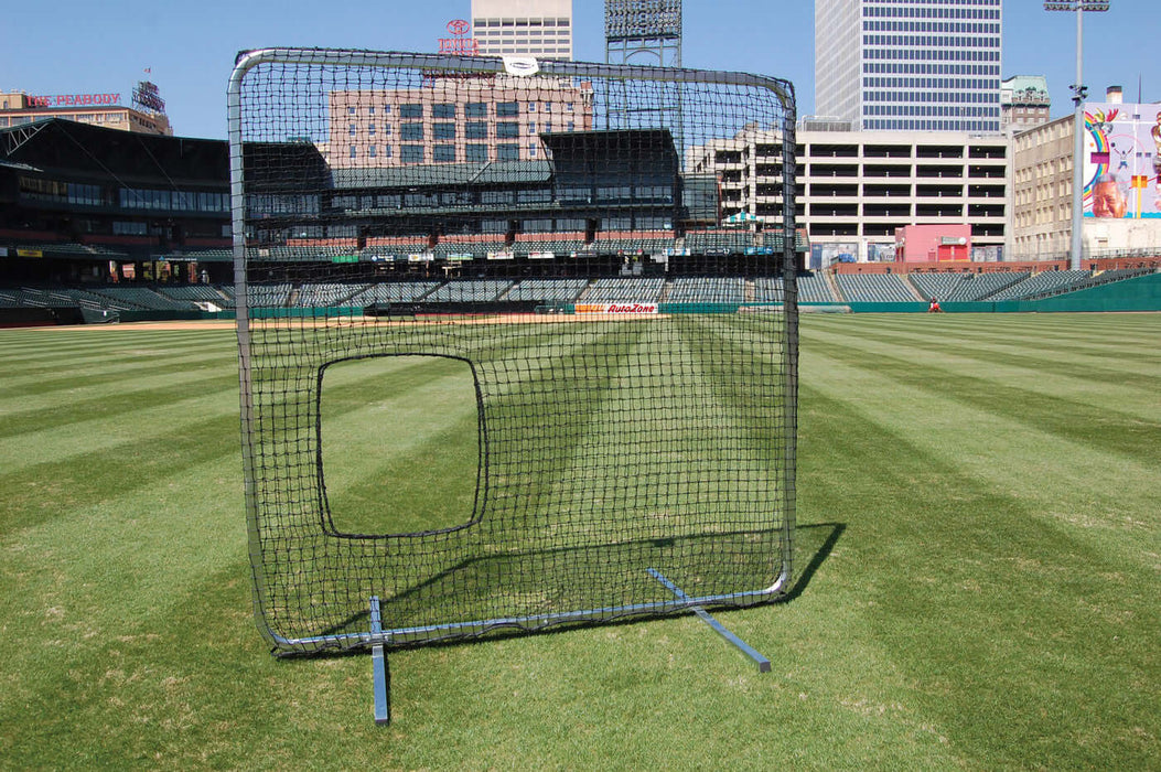 Premium Softball Pitcher Protective Screen 7ftx7ft W/Net