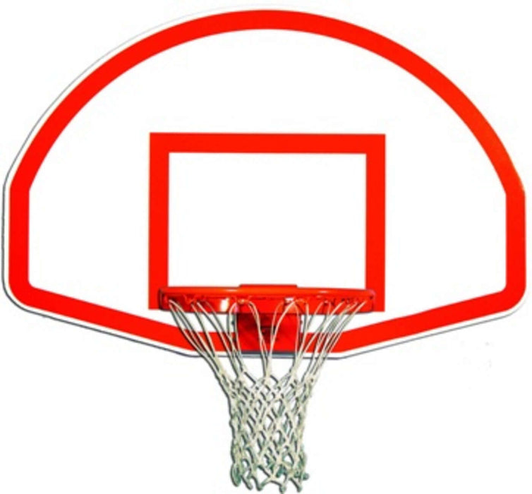 Fan-Shape Aluminum Backboard W/ Target & Border