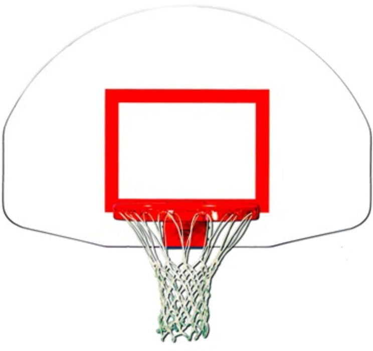 Fan-Shape Steel Backboard W/ Target