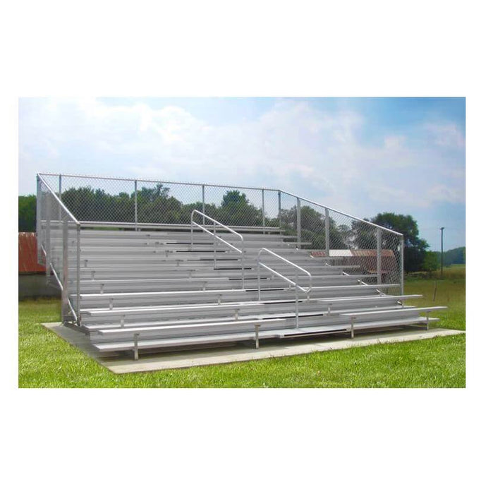 Aluminum Preferred Bleachers with Safety Railing