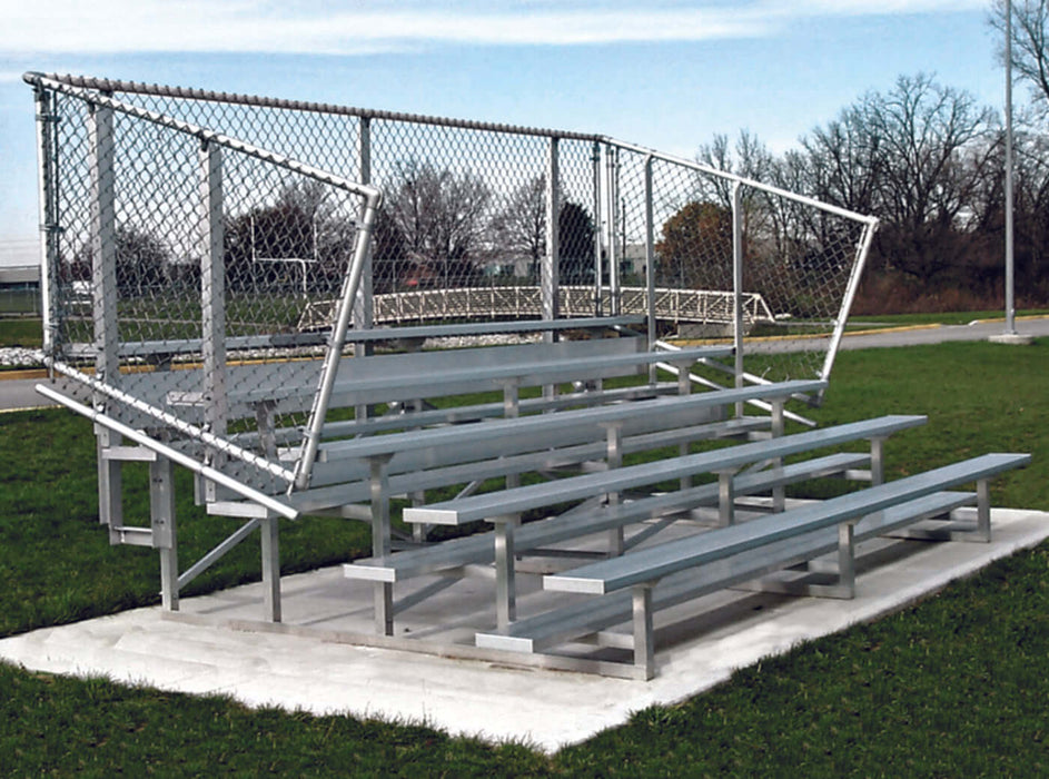 5 Row 21' Deluxe Standard Aluminum Bleacher