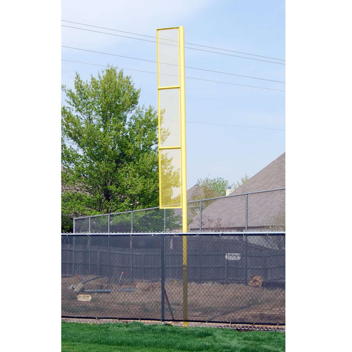 Gared Stadium 20' Surface-Mount Foul Pole, Yellow