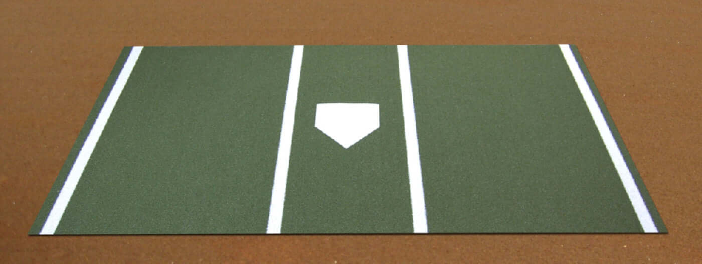 Pro Turf Home Plate Mat - 7' X 12' Green