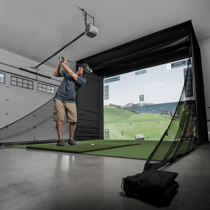 Carl's Place C-Series DIY Golf Simulator Enclosure Kit with Impact Screen