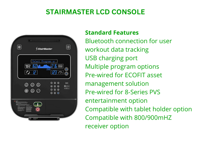 Stairmaster 10G Gauntlet Stepmill W/ Lcd Display (New) - Ace Sporting Supplies