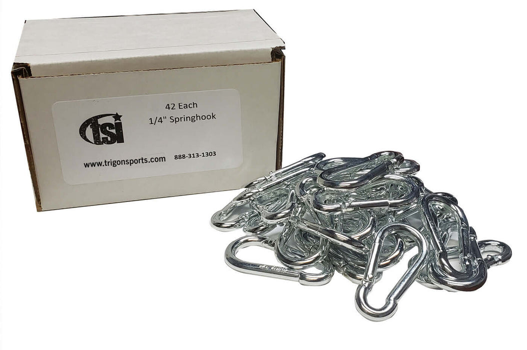 Box Of 42 1/4" Spring Clips