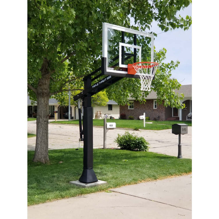 Ironclad TPT553-MD Adjustable Height Basketball Goal System