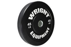 Wright Equipment Econ Black Bumper Plate (PAIRS) - Show Me Weights