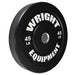 Wright Equipment Econ Black Bumper Plate (PAIRS) - Show Me Weights