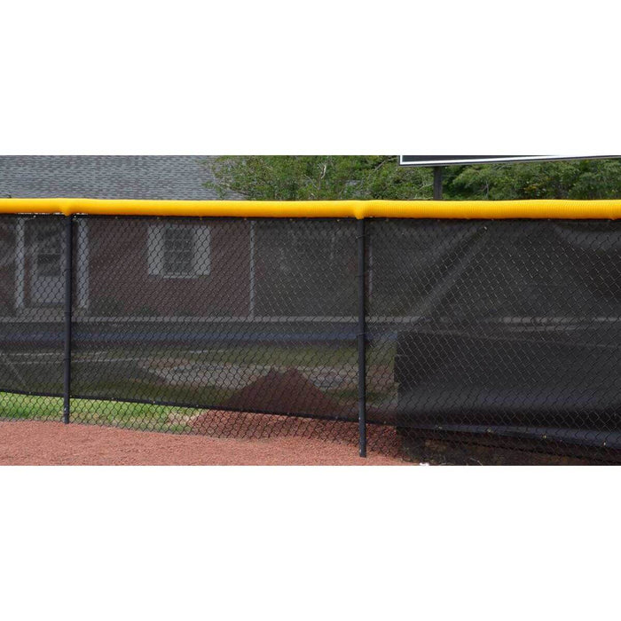 Fisher Athletic 100' Yellow Corrugated Fence Top BBC100Y