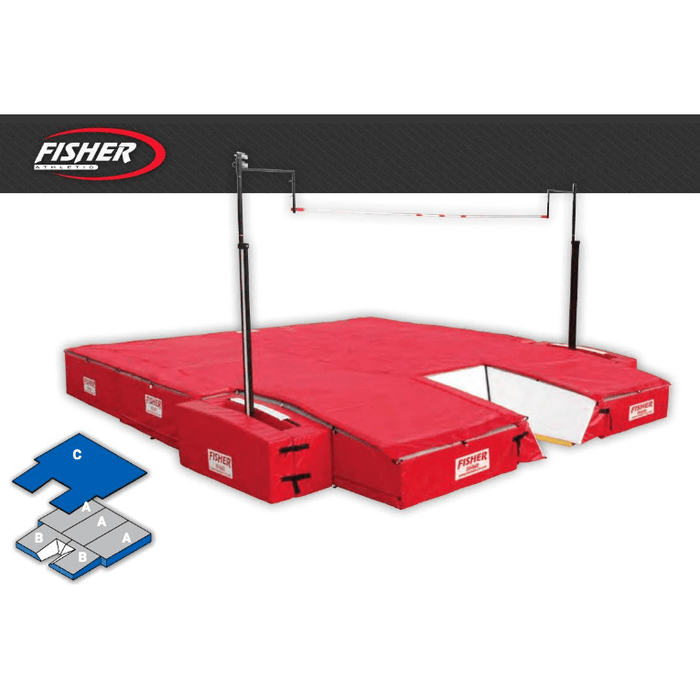 Fisher Athletic 19'9" W X 21' D NCAA/NFHS Pole Vault Pits