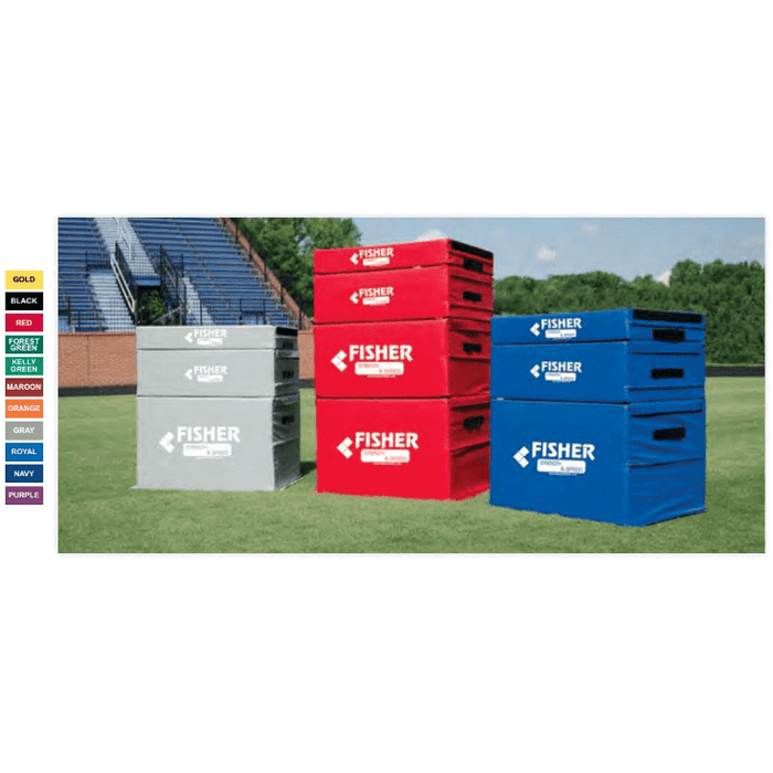 Fisher Athletic Impact Plyometric Box Set of 3 PLY3630