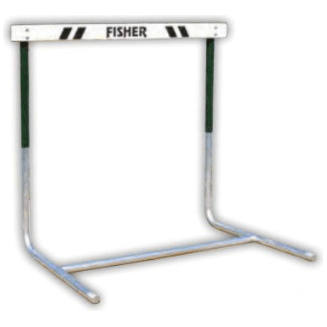 Fisher Athletic Round Aluminum Open Back Adjustable Track Hurdle HS1250RA