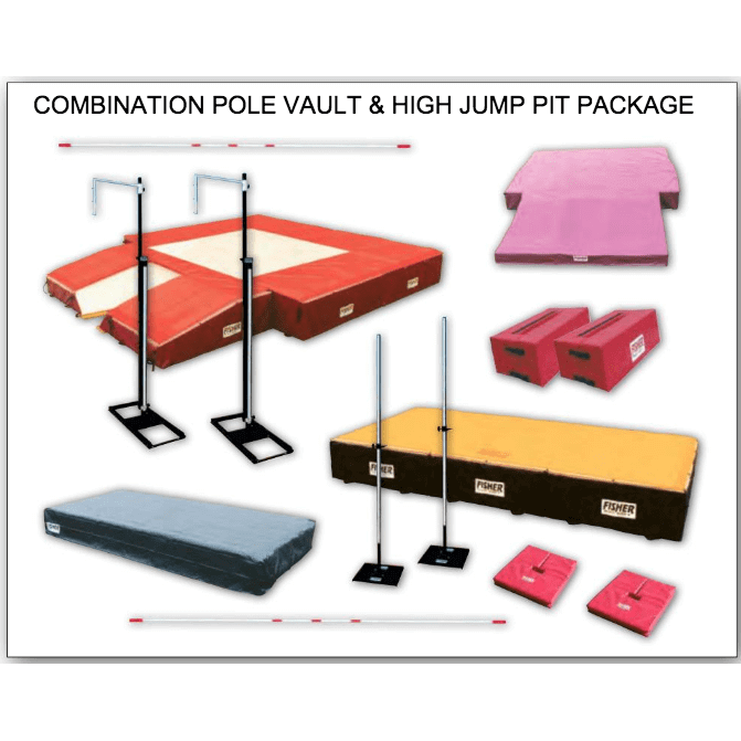 Fisher Combination Pole Vault & High Jump Pit Package PVHJ2624C