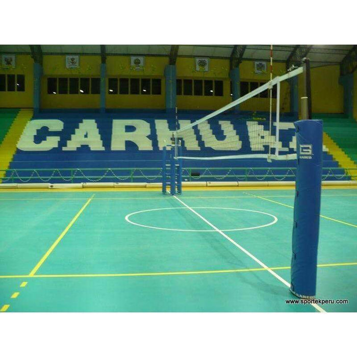 Gared 4" OD Libero Master Telescopic One Court Volleyball System