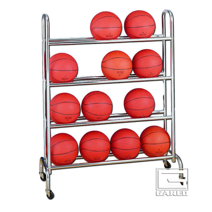 Gared 4-Tier Basketball Ball Rack