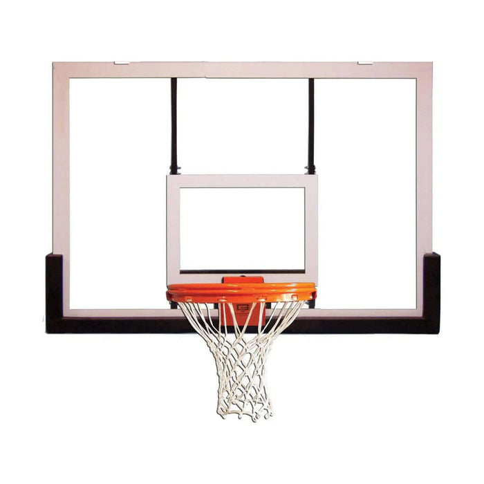 Gared Economy 3-1/2" O.D. Straight Post Basketball Package with Acrylic Backboard