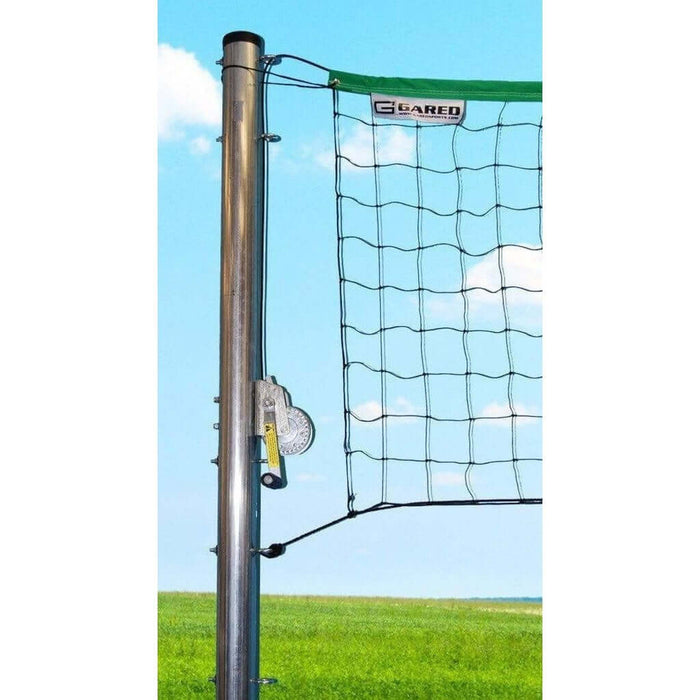 Gared 3-1/2" O.D. SideOut Steel Outdoor Volleyball Net System