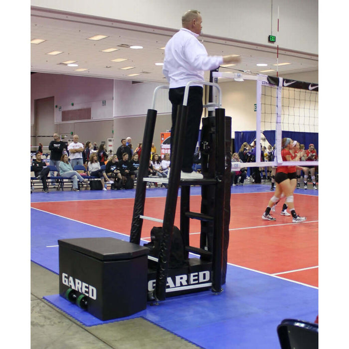 Gared GoCourt Jr One-Court Portable Volleyball Net System w/ Wheels