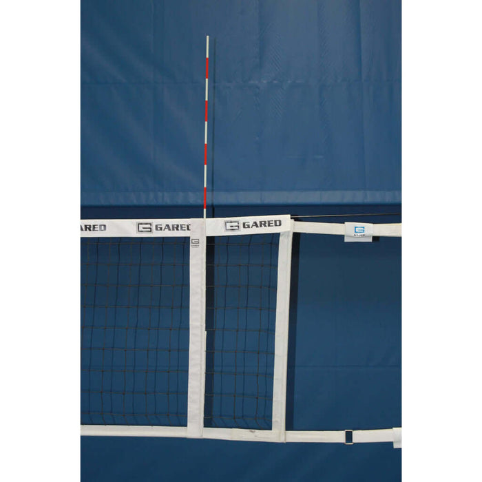 Gared Volleyball Net Antenna & Sideline Marker Combo