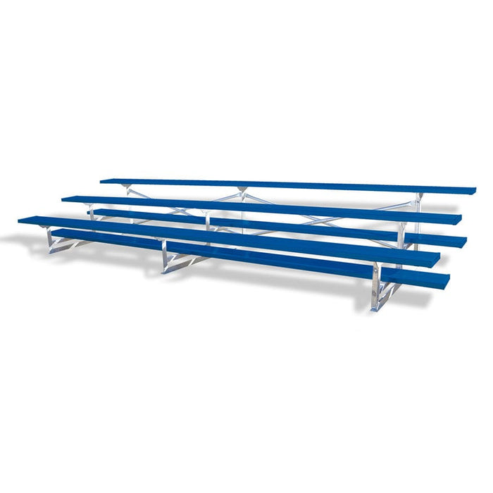 Jaypro Bleacher - 15' (3 Row - Single Foot Plank) - All Aluminum (Powder Coated) BLCH-3ALPC