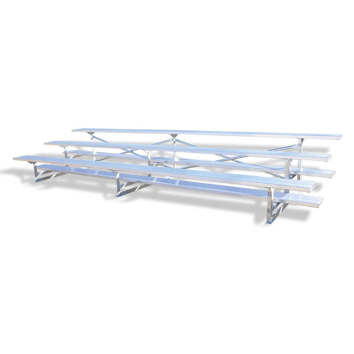 Jaypro Bleacher - 15' (3 Row - Single Foot Plank) - Standard, Outdoor BLCH-3