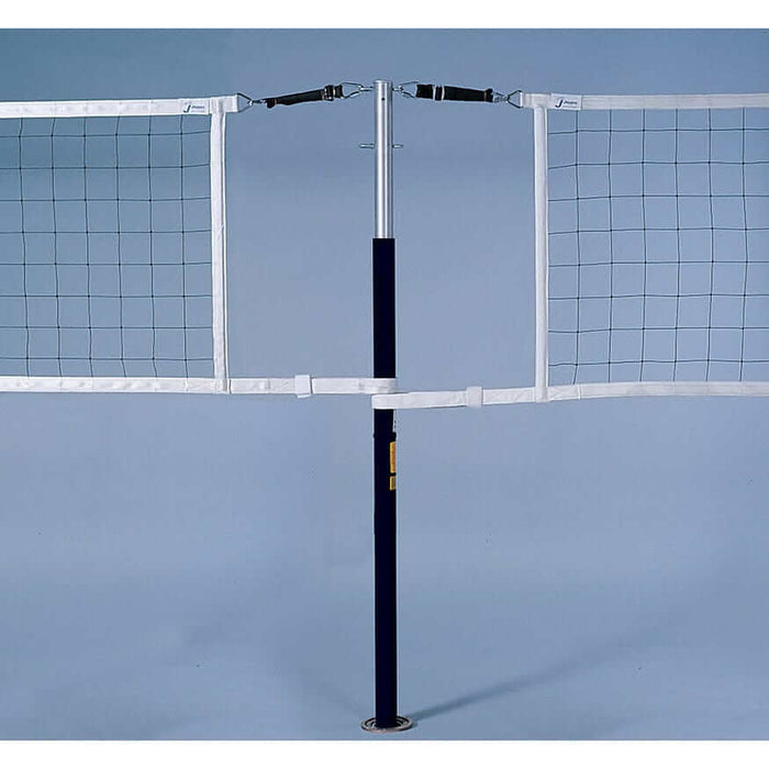 Jaypro FeatherLite Volleyball Net Center Upright System (2 in. Floor Sleeve - Canadian) PVBC-550