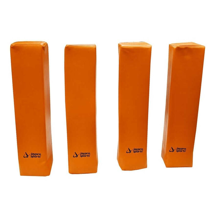 Jaypro Football Field Markers - Free Standing Pylons (Set of 4) (Orange) FBPYLN