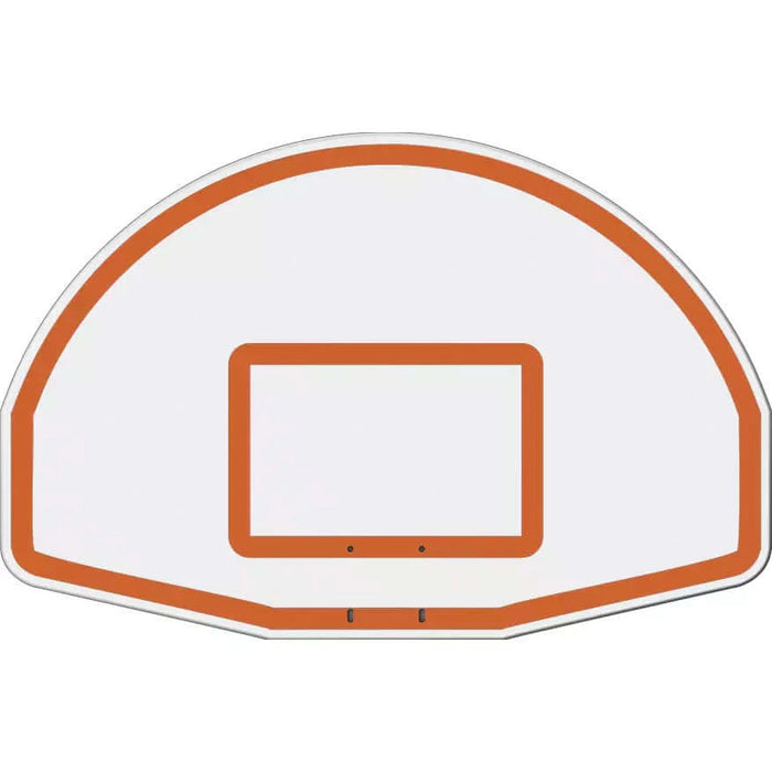 Jaypro Gooseneck Basketball System (5-9/16" Pole with 6' Offset) 54"W x 36"H Aluminum Fan Backboard