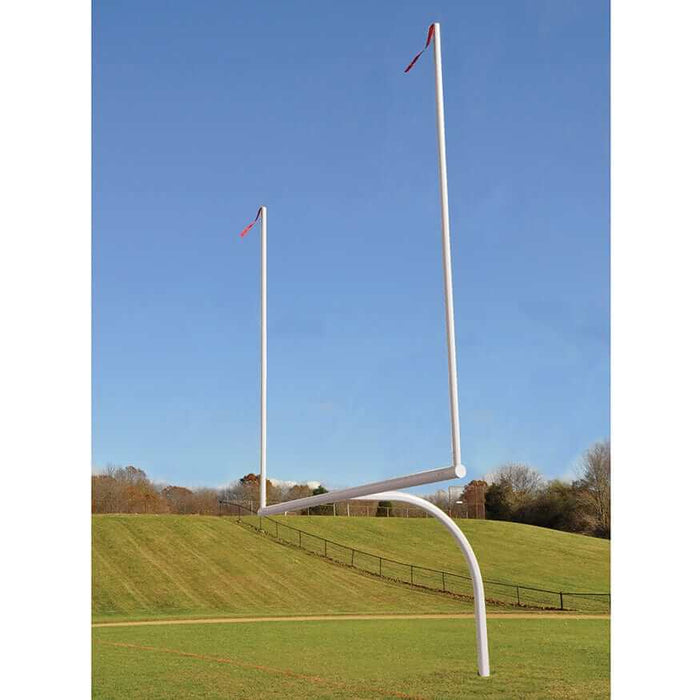 Jaypro Max-1 Football Goal Posts 20' Uprights 6' Offset (Leveling Plate)