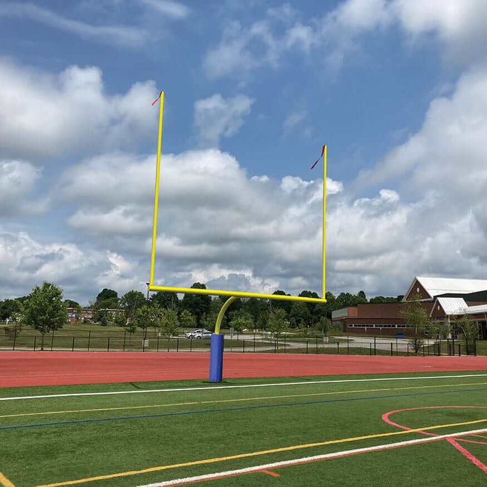 Jaypro Max-1 Football Goal Posts 20' Uprights 6' Offset (Leveling Plate)