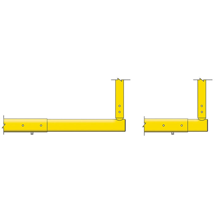 Jaypro Max-1 Football Goal Posts 20' Uprights 6' Offset (Semi-Permanent)