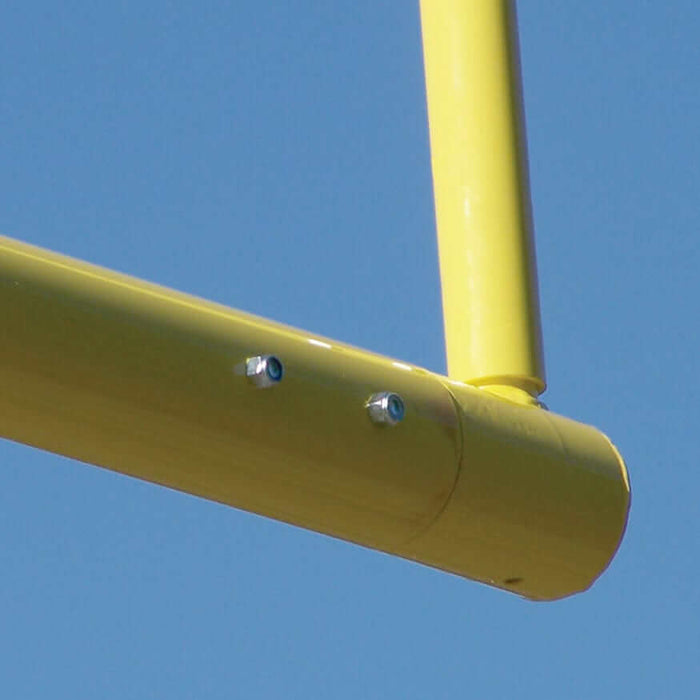 Jaypro Max-1 Football Goal Posts 20' Uprights 8' Offset (Leveling Plate)