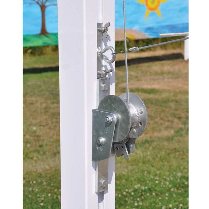 Jaypro Outdoor Volleyball System - Coastal Competition - (4 in.) (Square Post) OCC-500
