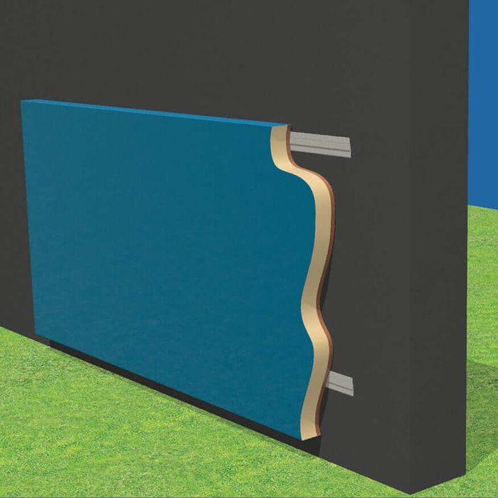 Jaypro Padding - Wall 4' High (Outdoor)