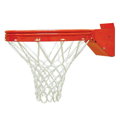 Jaypro Straight Post Basketball System (4-1/2" Pole with 4' Offset) 56"W x 36"H Aluminum Fan Backboard