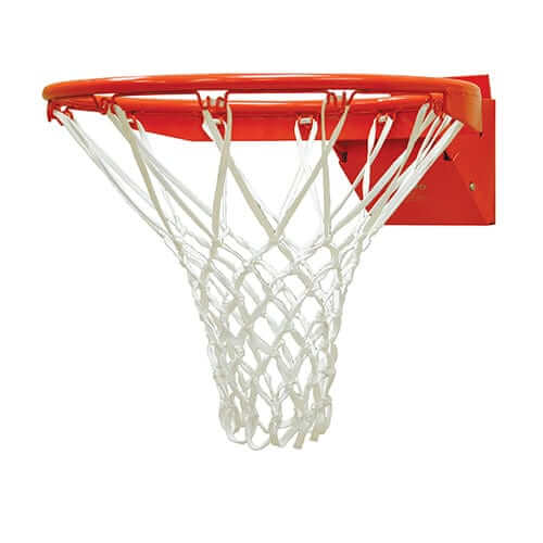 Jaypro Straight Post Basketball System (4-1/2" Pole with 4' Offset) 72"W x 42"H Perforated Aluminum Backboard