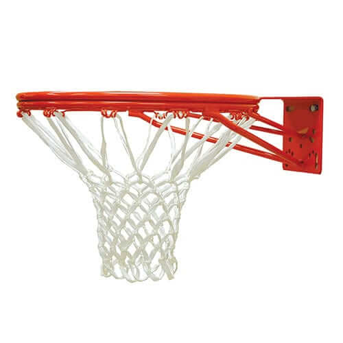 Jaypro Straight Post Basketball System (5-9/16" Pole with 6' Offset) 72"W x 42"H Steel Backboard
