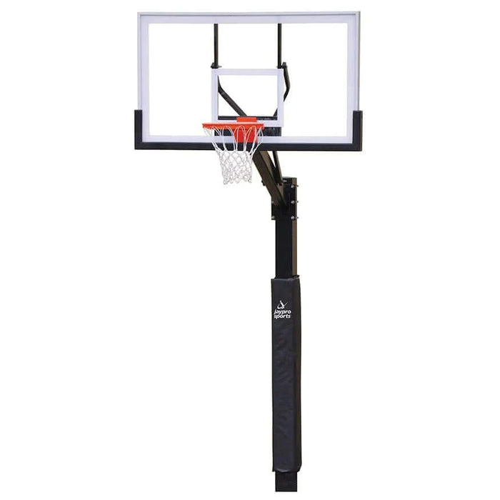 Jaypro The Church Yard Basketball System (4" Sq. Pole) 48" Acrylic Rectangle Backboard