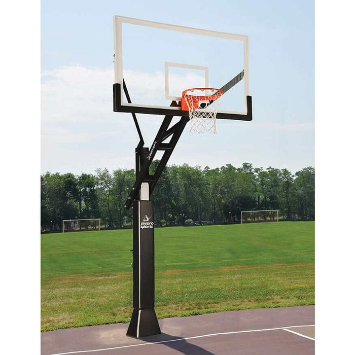 Jaypro Titan Basketball System (6"x 6" Pole with 4' Offset)