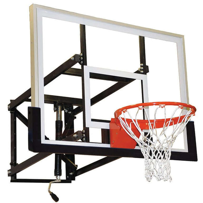 Jaypro Basketball Wall-Mounted Shooting Station Adjustable Height (Indoor/Outdoor) (54) WM-54
