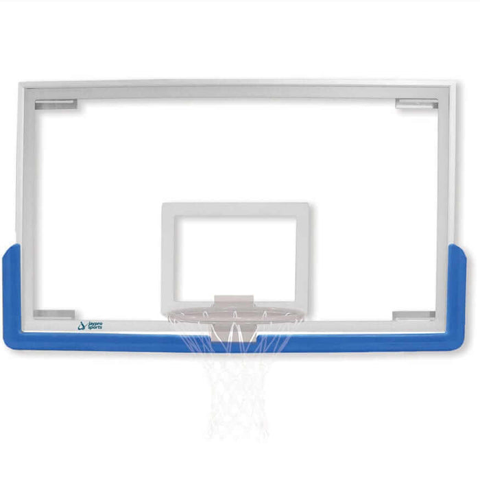 Jaypro Wall-Mounted Basketball Backstop Stationary Glass Backboard