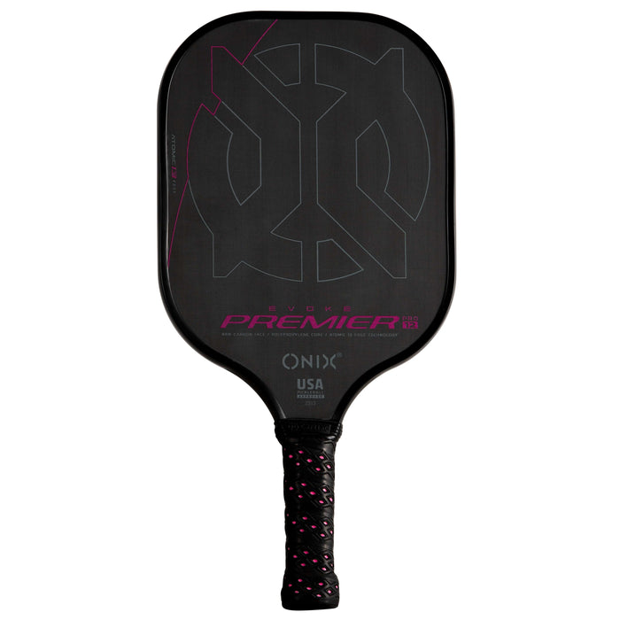 Evoke Premier Pro Raw Carbon Fiber Pickleball Paddle