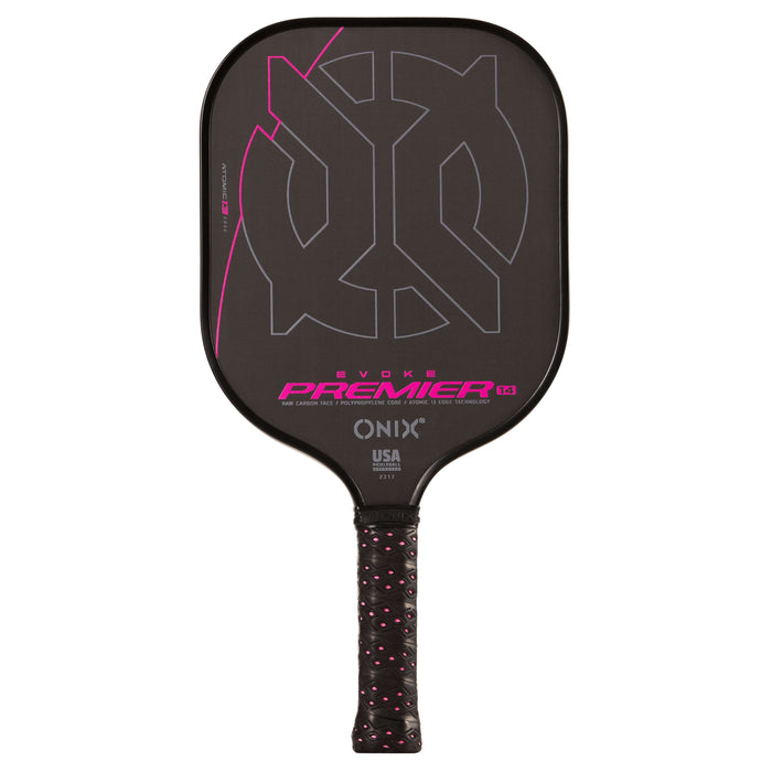 Evoke Premier Pro Raw Carbon Fiber Pickleball Paddle