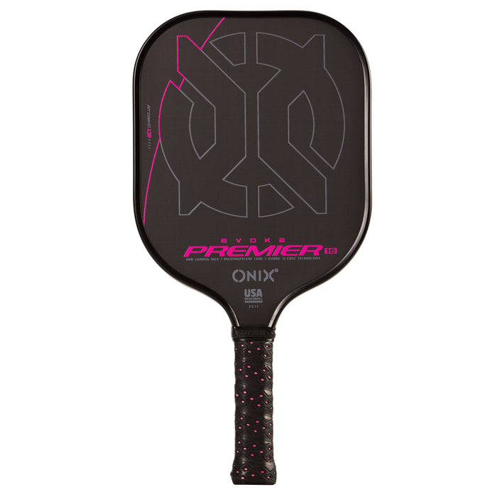 Evoke Premier Pro Raw Carbon Fiber Pickleball Paddle