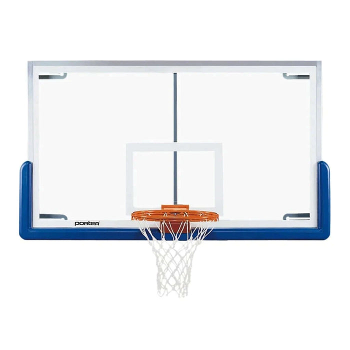 Porter 72"X42" Glass Pro Strut Basketball Backboard Package